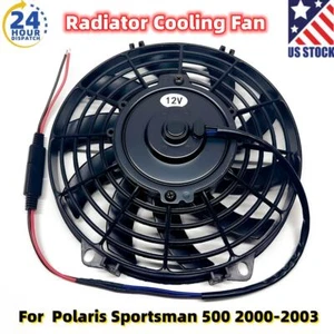 Radiator Cooling Fan For Polaris Sportsman 500 4x4 6x6 2000 2001 2002-03 2410123 - Picture 1 of 6