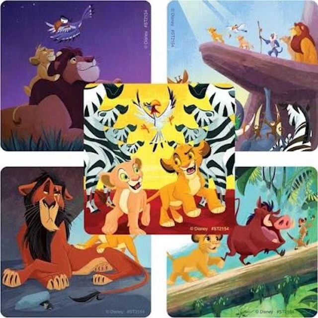 25 Disney Lion King classic  Stickers Party Favor Teacher Supply Simba - Image 1 of 1