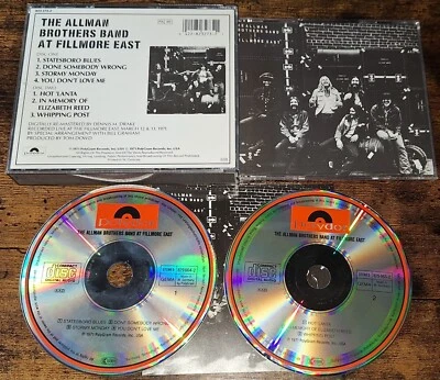 THE ALLMAN BROTHERS BAND - AT THE FILLMORE EAST 2-CD-Set dickes JewelCase - Bild 1 von 2