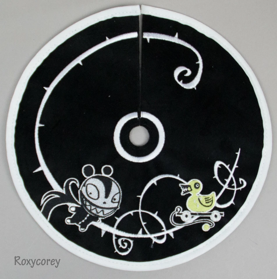 Disney Nightmare Before Christmas Scary Teddy Undead Duck Miniature Tree Skirt - Image 1 of 1