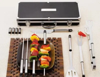 BBQ Grill Master Tool Set NWT 1400-32 BK - Image 1 of 4