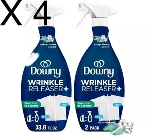 Downy Wrinkle Releaser Spray - 33.8 Fl Oz, Pack of 4, All-in-One Wrinkle Remover - Picture 1 of 1