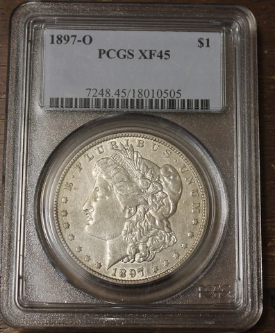 1897 O Morgan Dollar PCGS XF45.................Lot 9988 Cover