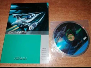 4CORE 1600 - DVI ASROCK GUIDE + CD [KOSTENLOSER VERSAND] - Bild 1 von 2