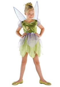 Disney TinkerBell Child Costume WITH Wings, Size L (10-12), BRAND NEW - Picture 1 of 2