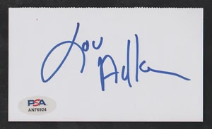 LOU ADLER Signed 3 x 5 Index Card Autograph PSA/DNA Producer ROCKY HORROR Legend - Picture 1 of 1