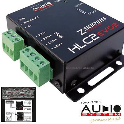 AUDIO SYSTEM HLC-2 EVO2 High-Low-Level-Adapter-Converter Konverter Autoradio - Bild 1 von 4