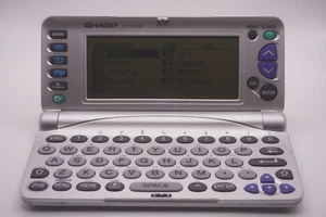 Electronic Organizer SHARP ZQ-700M selten funktionstüchtig vintage rar silber - Bild 1 von 8