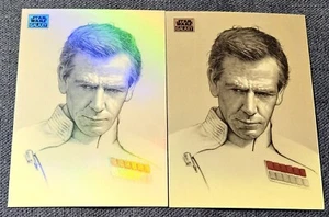 2024 Topps Star Wars Chrome Galaxy /199 Aqua Director Krennic Refractor #61 - Picture 1 of 2