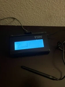 Topaz Signature Pad T-LBK462-BSB-R + Pen | USB | Tested! Working! - Photo 1/3