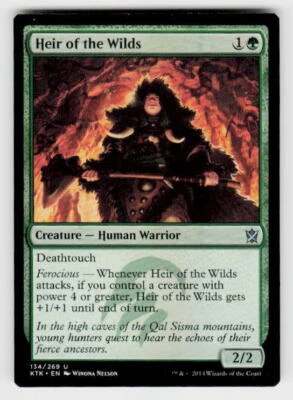 Khans of Tarkir #134 Heir of the Wilds - Image 1 of 2
