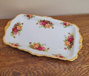 Royal Albert Old Country Roses Sandwich Plate Oblong Serving Tray - Picture 1 of 5