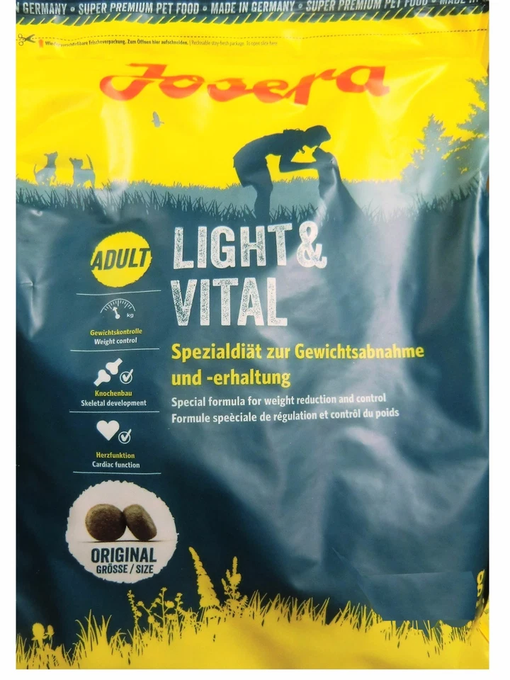 (€ 3,92/kg)  Josera Light & Vital - Hundefutter - 12,5 kg - Bild 1 von 1