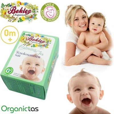 BABY 0m CALMING TEA, natural herbal tea, calm & better sleep, colic ease, safe - Image 1 of 4