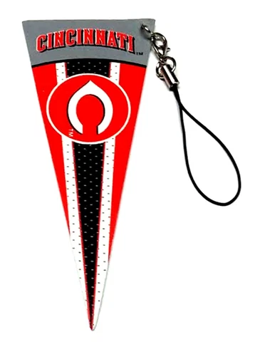 CINCINNATI REDS PENNANT TEAM DANGLER MINI FELT 4" LONG NEW MLB BASEBALL LICENSED Cover
