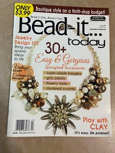 💕BEAD-IT TODAY ARPIL 2014💕GIRLY PEALS💕SIMPLE BANGES💕PLAY WITH CLAY💕 - Imagen 1 de 13