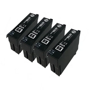 4 x Black Compatible Ink Cartridges Equivalent to Epson 407 Keyboard Inks - Picture 1 of 1