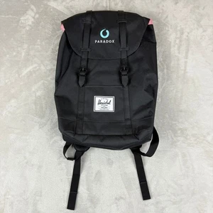 Herschel Supply Co Laptop Backpack Mens 23L Black Retreat Crosshatch Bag NWOT - Picture 1 of 22