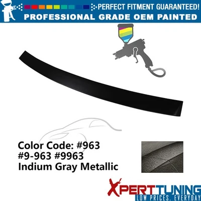 Fits 10-16 Benz E-Class W212 4Dr OE Style Painted #963 Gray Roof Spoiler ABS Foto 1 de 4