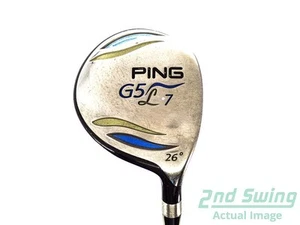 Ping G5 Ladies Fairway Wood 7 Wood 7W 26° Graphite Ladies Right 41.75in - Picture 1 of 10