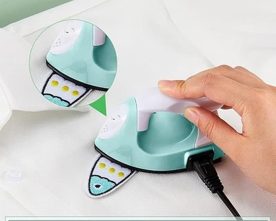 Honoson Mini Edredón Artesanal Hierro Prensa de Calor Portátil Turquesa Como Nuevo en Caja Foto 1 de 4