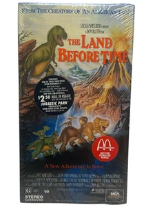 Sealed The Land Before Time VHS McDonald’s Exclusive Jurassic Park Promo 1990s - Bild 1 von 6