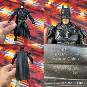 Mattel Movie Masters DC Dark Knight Rises Batman 2008 escala 6" Christian Bale - Imagen 1 de 16