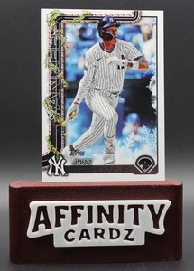 Tarjeta de béisbol Jazz Chisholm Jr. Yankees 2025 Holiday Topps H176 parte posterior de galletas SP - Imagen 1 de 2