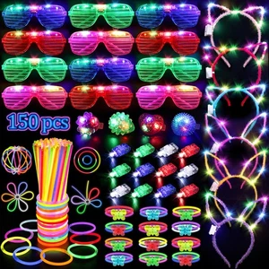 150PCS Glow in the Dark Party Supplies for Kids Adults, Light Up Party Favors... - Picture 1 of 7