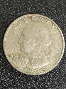 1979 25 Cent Mint Filled D Mint Mark Error Coin free shipping  - Picture 1 of 8