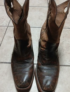 Ariat 34824 Roughstock Braun Leder Cowboy Western Stiefel Eckige Zehe Herren 9.5EE - Bild 1 von 19