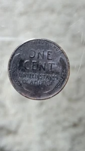 1940 1C BN Lincoln cent plan rare  fair condition brown copper  - Picture 1 of 3