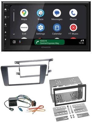 Kenwood DAB Bluetooth USB MP3 2DIN Autoradio für Skoda Octavia 04-13 Scout 06-12 - Bild 1 von 4