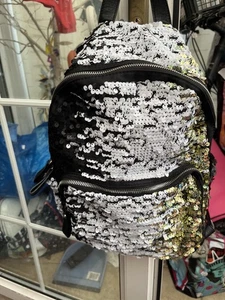 Women Girls Ladies Sequins Backpack Rucksack Travel Shoulder College School Bags - Picture 1 of 16