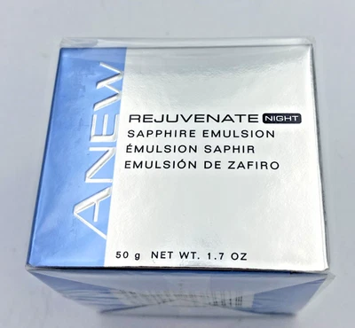 Crema emulsión de zafiro nocturno rejuvenecedora Avon ANEW 1,7 OZ 50 g NUEVA SELLADA Foto 1 de 4