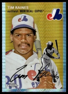 2023 Topps Chrome Platinum Anniversary Prizm Refrator Tim Raines Montreal Expos - Bild 1 von 2