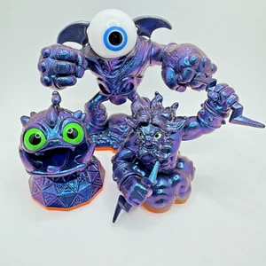 Skylanders Giants Figures Metallic Eye Brawl, Wrecking Ball & Lightning Rod - Picture 1 of 19