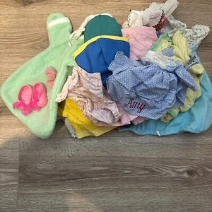 Vintage Cabbage Patch & Others Baby Doll Clothes Lot Tops Dresses Sleepers - Picture 1 of 14