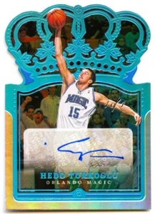 HEDO TURKOGLU 2021-22 PANINI CROWN ROYALE PLATINUM AUTO SP 1/1 MAGIC - Picture 1 of 2