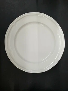 Villeroy&Boch Manoir White Dinner Plate 10" Vitro Porcelain Luxemburg Germany - Picture 1 of 8