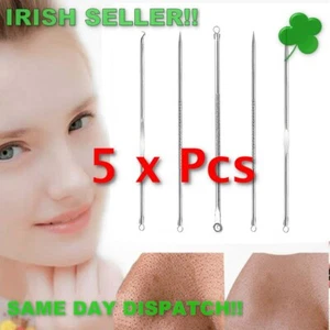 Blackhead Remover Professional Stainless 5Pcs/Set Acne Removal Needle - Picture 1 of 3