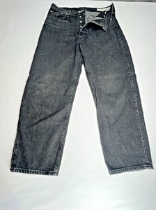 Rag & Bone Jeans Size 30 Mens Fatigue Gray Denim Button Fly Baggy Loose Fit - Picture 1 of 11