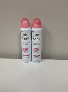 Dove Advanced Care Antiperspirant Dry Spray - 3.8 oz -Rose Petals Lot Of 2 B3-08 - Picture 1 of 3