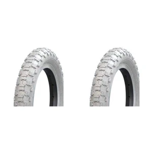 2x AirPro BMX/Freestyle Bicycle Tyre Replacement Spare Accessory 20x2.125'' WHT - Picture 1 of 2