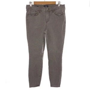 NYDJ Ami Skinny grau weiß Muster Lift Tuck Jeans Damengröße 10 - Bild 1 von 10