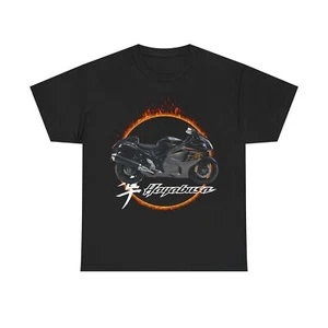 Suzuki Hayabusa Fire Japanese Gen 2 Motorcycle T Shirt , Printed in USA - Picture 1 of 6