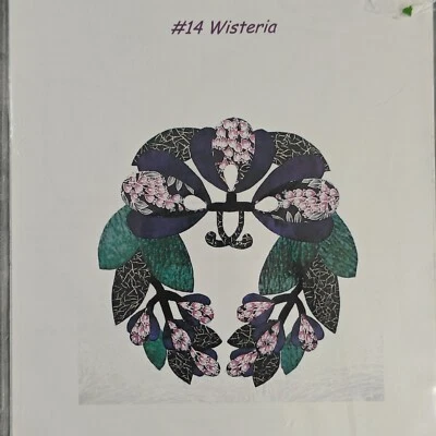 Wisteria Appliqué Pattern #14 🌸 Ancient Art Quilt Design - Image 1 of 3