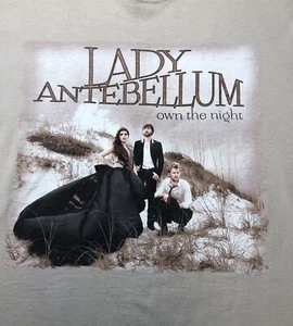 Lady Antebellum Concert TShirt Own the Night Tour SZ XL 2sided Country Music B22 - Picture 1 of 7