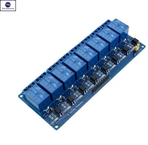 Relè MODULO SCHEDA ARDUINO 5V DC A 8 CANALI 220V 250V 10A AC RELAY SHIELD E LED - Foto 1 di 4
