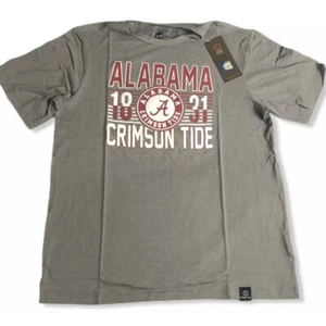 NEW Alabama Crimson Tide T-shirt Men's Gray Medium Logo Tee - Picture 1 of 9